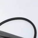 CELINE Trapeze Hand Bag Leather Suede Black Silver Auth 165042-14
