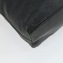 PRADA Tote Bag Leather Black Auth 165044-13