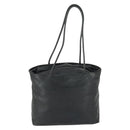 PRADA Tote Bag Leather Black Auth 165044-3