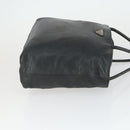 PRADA Tote Bag Leather Black Auth 165044-4