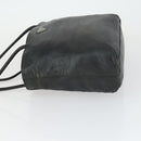 PRADA Tote Bag Leather Black Auth 165044-5