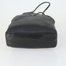 PRADA Tragetasche Leder Schwarz Auth 165044-9