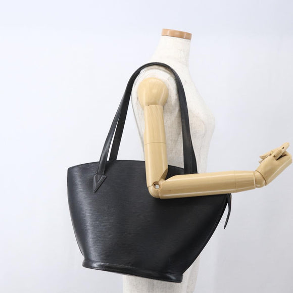 LOUIS VUITTON Epi Saint Jacques Shopping Bag Black M52262 LV Auth 165047