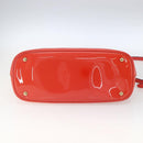 GUCCI Horsebit Hand Bag Patent leather 2way Orange 319795 Auth 165050-5