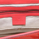 GUCCI Horsebit Hand Bag Patent leather 2way Orange 319795 Auth 165050-18