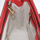 GUCCI Horsebit Hand Bag Patent leather 2way Orange 319795 Auth 165050-21