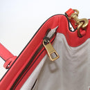 GUCCI Horsebit Hand Bag Patent leather 2way Orange 319795 Auth 165050-22