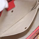 GUCCI Horsebit Hand Bag Patent leather 2way Orange 319795 Auth 165050-24