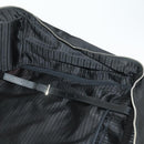 PRADA Carry Case Suitcase Nylon Leather Black Silver Auth 165055-26