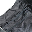 PRADA Carry Case Suitcase Nylon Leather Black Silver Auth 165055-27