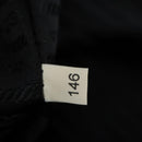 PRADA Carry Case Suitcase Nylon Leather Black Silver Auth 165055-11