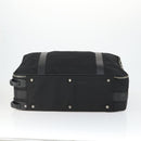 PRADA Carry Case Suitcase Nylon Leather Black Silver Auth 165055-5