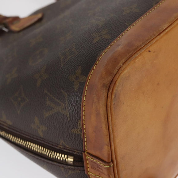 LOUIS VUITTON Monogram Alma Hand Bag M51130 LV Auth 165057