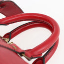 LOUIS VUITTON Epi Keepall 45 Boston Bag Red M42977 LV Auth 165059V-8