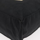 CHANEL COCO Mark Chain Tote Bag Nylon Black Gold CC Auth 165069-14