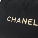 CHANEL COCO Mark Chain Tote Bag Nylon Black Gold CC Auth 165069-10