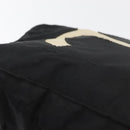 CHANEL COCO Mark Chain Tote Bag Nylon Black Gold CC Auth 165069-11
