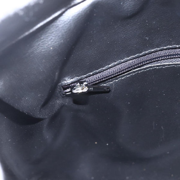 GUCCI Web Sherry Line Shoulder Bag Leather Black Red Green Auth 165070V