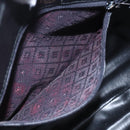 GUCCI Web Sherry Line Shoulder Bag Leather Black Red Green Auth 165070V-11