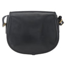 GUCCI GG Supreme Shoulder Bag Coated Canvas Black Gold 007 14 0074 Auth 165072-2
