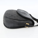 GUCCI GG Supreme Shoulder Bag Coated Canvas Black Gold 007 14 0074 Auth 165072-4