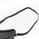 GUCCI GG Supreme Shoulder Bag Coated Canvas Black Gold 007 14 0074 Auth 165072-8