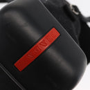 PRADA Sports Shoulder Bag Wool Black Silver Auth 165073-8