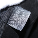 PRADA Sports Shoulder Bag Wool Black Silver Auth 165073-20