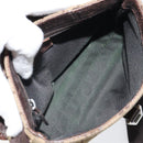 GUCCI GG Canvas Body Bag Beige Silver 92543 Auth 165079-11
