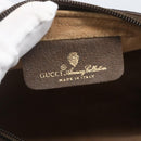 GUCCI GG Supreme Web Sherry Line Clutch Bag PVC Beige 156 01 012 Auth 165080-13