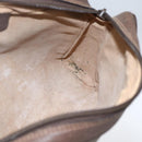 GUCCI GG Supreme Web Sherry Line Clutch Bag PVC Beige 156 01 012 Auth 165080-15