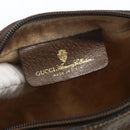 GUCCI GG Supreme Web Sherry Line Bag PVC Beige Gold 75 02 004 Auth 165083-15