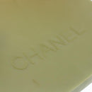 CHANEL Tote Bag rubber Khaki CC Auth 165086-10