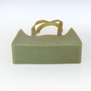 CHANEL Tote Bag rubber Khaki CC Auth 165086-5