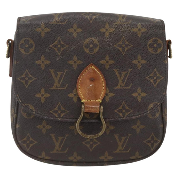 LOUIS VUITTON Monogram Saint Cloud MM Shoulder Bag M51243 LV Auth 165089