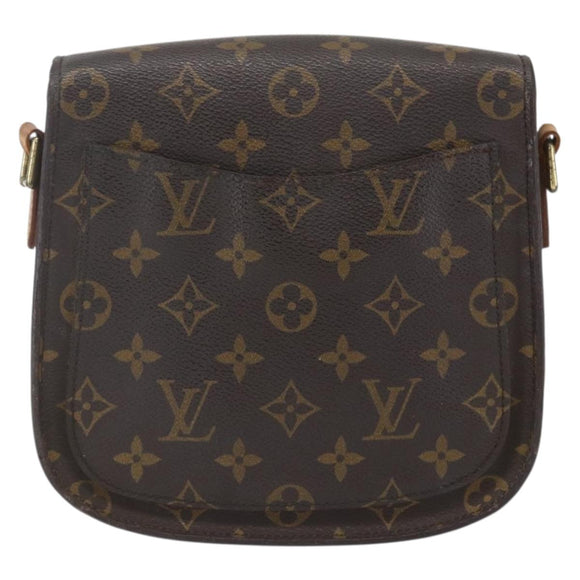 LOUIS VUITTON Monogram Saint Cloud MM Shoulder Bag M51243 LV Auth 165089
