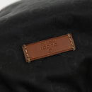 GUCCI GG Canvas Tote Bag Nylon Black Silver 295252 Auth 165091-14