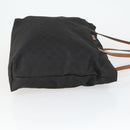 GUCCI GG Canvas Tote Bag Nylon Black Silver 295252 Auth 165091-4