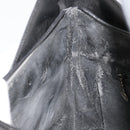 GUCCI Shoulder Bag Patent leather Black Silver 001 3017 Auth 165092-20