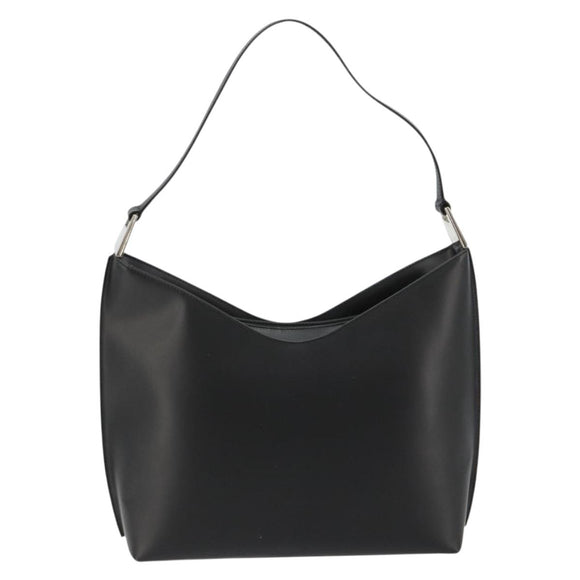 GUCCI Shoulder Bag Patent leather Black Silver 001 3017 Auth 165092