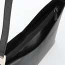 GUCCI Shoulder Bag Patent leather Black Silver 001 3017 Auth 165092-7
