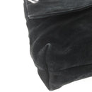 GUCCI Shoulder Bag Suede Black Auth 165095-14