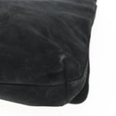GUCCI Shoulder Bag Suede Black Auth 165095-15