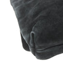 GUCCI Shoulder Bag Suede Black Auth 165095-16