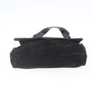 GUCCI Shoulder Bag Suede Black Auth 165095-5