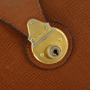 Burberrys Business Bag Leather Brown Gold Auth 165099-15