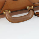 Burberrys Business Bag Leather Brown Gold Auth 165099-7