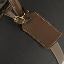 Dunhill Boston Bag PVC Brown Gold Auth 165102-17