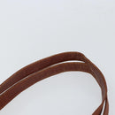 Salvatore Ferragamo Vala Tote Bag Leather Brown Gold Auth 165105-8