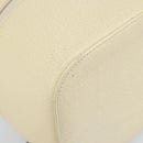 GUCCI Vanity Cosmetic Pouch Leather White 039 1705 0710 Auth 165112-11